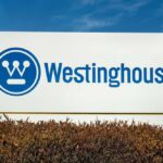 Westinghouse corporate sign displayed outdoors
