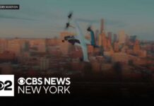 Electric air taxis, like something out of "The Jetsons," are
