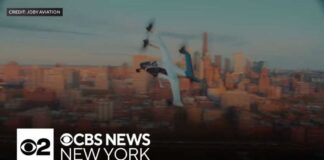 Electric air taxis, like something out of "The Jetsons," are