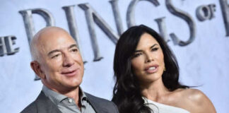 A man and woman at a formal event.
