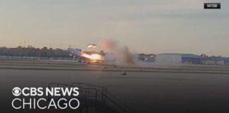New video shows engine fly off UPS jet before deadly Louisville crash