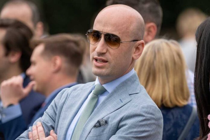 Washington,Dc,,United,States,,April,21,2025,,Homeland,Security,Advisor Man in a light suit and sunglasses speaking at an outdoor event