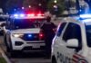 D.C. Crime Data Manipulation – Massive Fallout Police officers responding to an incident at night with flashing lights