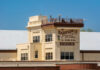 Barksdale Air Force Base headquarters building with signage