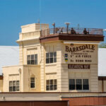 Barksdale Air Force Base headquarters building with signage