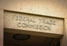 Federal Trade Commission building entrance sign