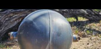 Strange metal orbs appear on Australian beach