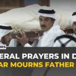 Behind The Ceremony, A Different Reality Funeral prayers held for Qatar’s former emir Sheikh Hamad bin Khalifa Al Thani in Doha