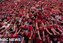 How Norway Captivated Fans Beyond the Pitch Norway fans invade the U.S. with viral ‘Viking row’