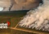 Researchers say most Canadian wildfire emissions come from burning soil