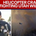 BREAKING: Helicopter crashes while battling wildfires in Utah