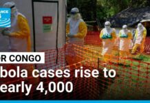 WHO calls for 'intensified' response as DR Congo Ebola cases near 4,000 • FRANCE 24 English