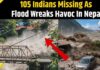 Nepal Floods: 105 Indians Missing Among 384 Tourists After Nepal Floods Near Tibet Border