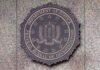 FBI seal mounted on a granite wall