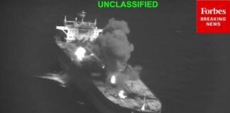 BREAKING: US Releases Footage Of Strikes On Iranian Oil Tankers Following Iran Strikes On US Ships