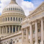 United States Capitol dome and columns