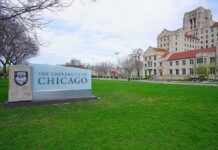 A Campus Event Was Suddenly Too “Controversial” University of Chicago campus sign and historic buildings