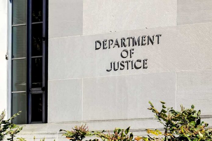 Department of Justice building exterior wall