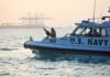 Cartel Logistics Crippled — No Fuel, No Run U.S. Navy patrol boat with armed crew on the water