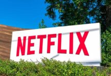 Pre-Earnings Bloodbath Jolts Netflix Netflix sign at outdoor campus